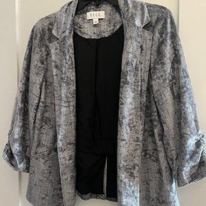 Elle Women's Grey Jacket Size M